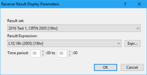 selection-of-results-display-parameters