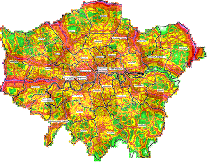 Completed London Noise Map